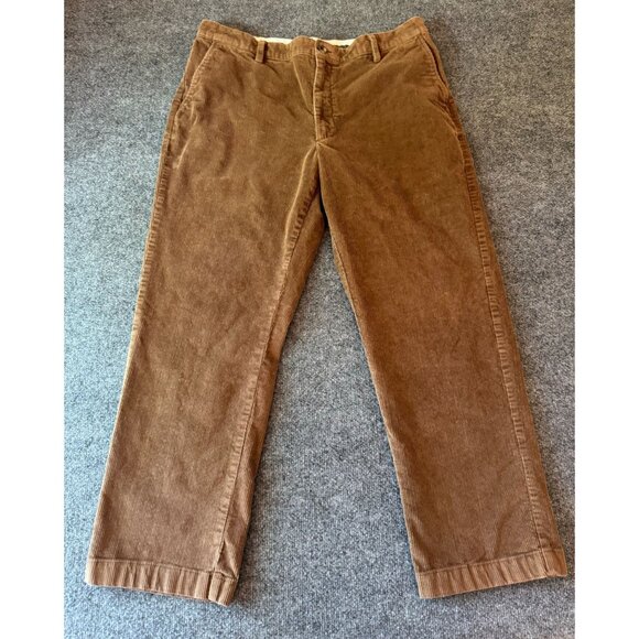 L.L. Bean Pants Mens 38x29 Stretch Country Corduroy‎ Classic Fit Plain Front - Picture 2 of 9